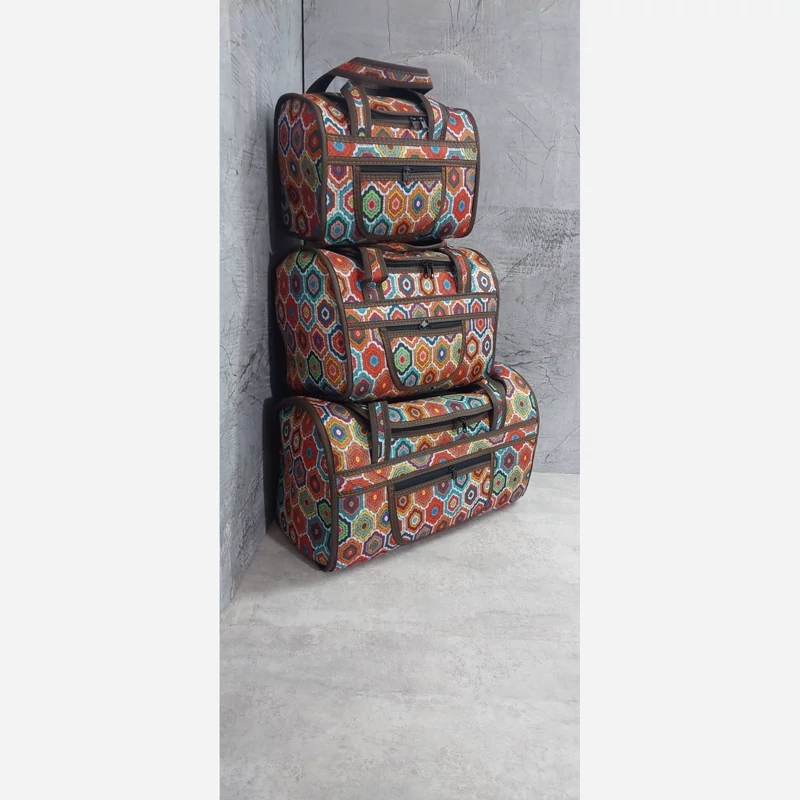باکس و کیف  سه تیکه کرپ لمنت شده