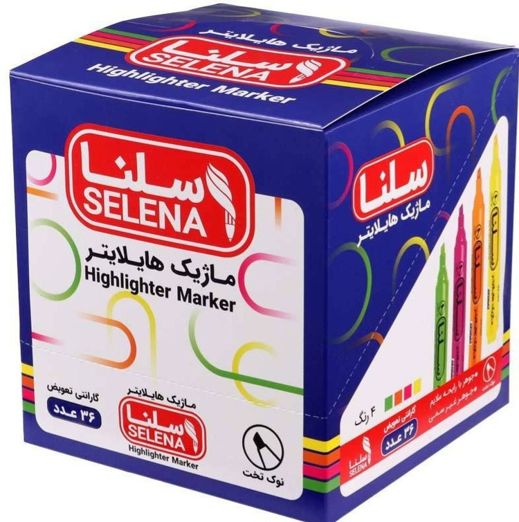 هایلایتر سلنا بسته 36 عددی