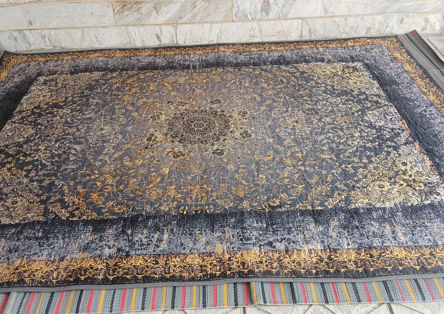 زیرانداز  ترکمن لمنت شده ۶ یاردی